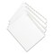 Avery 10-Tab "3" 11 in. x 8.5 in. Allstate Style Preprinted Legal Exhibit Side Tab Index Dividers - White (25/Pack)